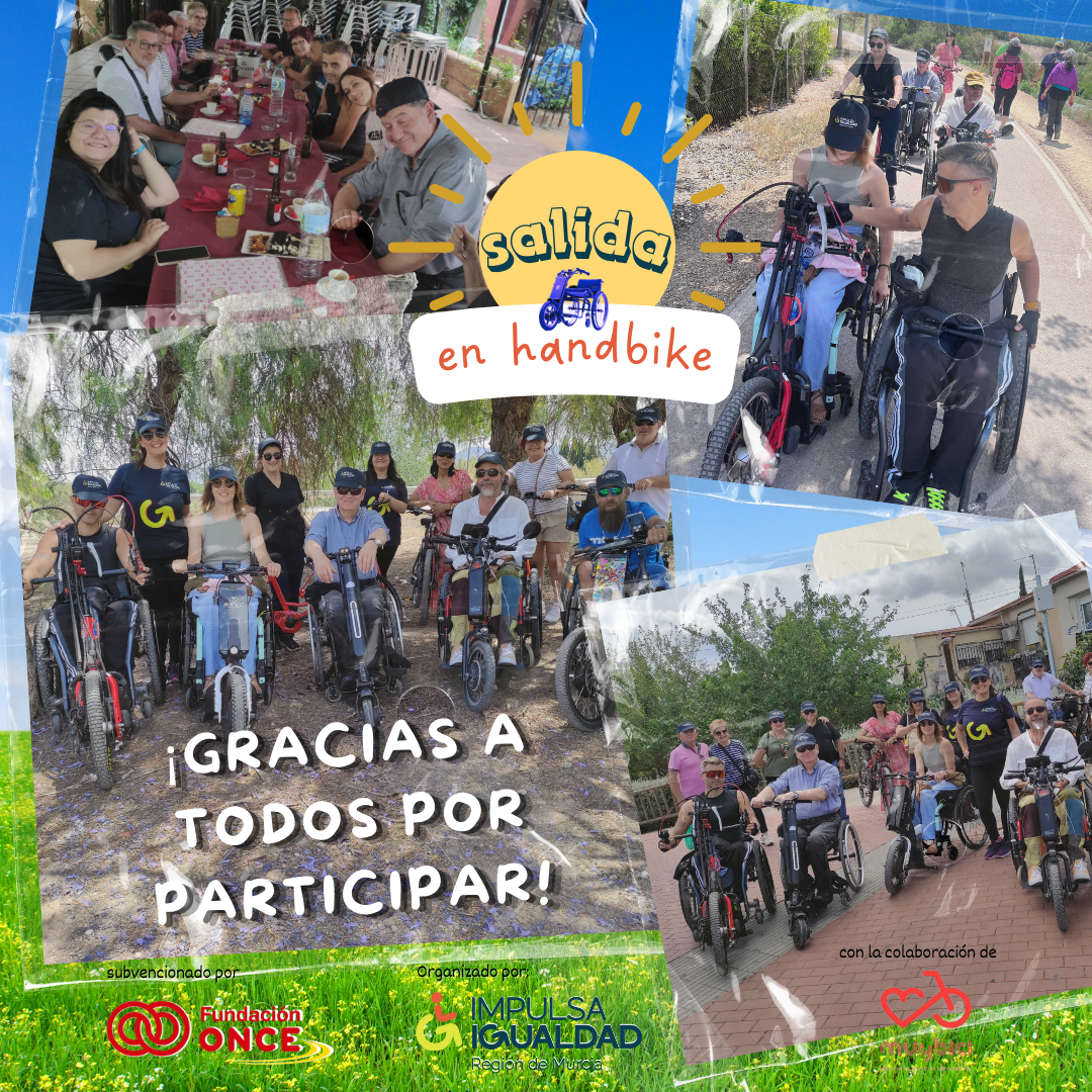 ¡Pedaleando por la Inclusión! La Salida en HandBike de Impulsa Igualdad Murcia.