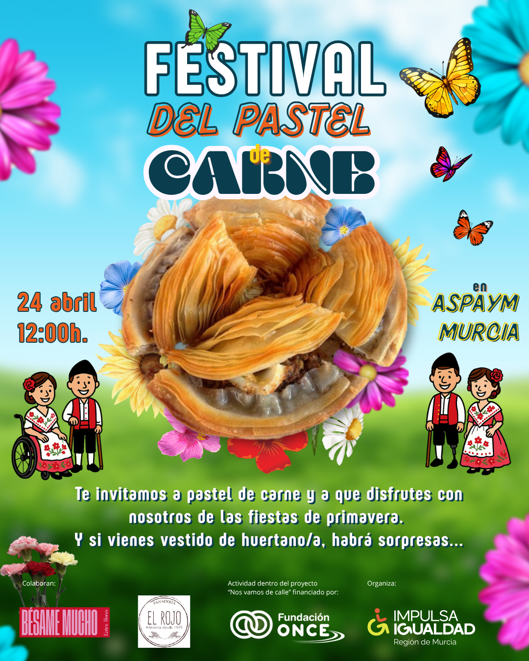 Impulsa Igualdad Murcia celebrará el Festival del Pastel de Carne: tradición, inclusión y sabor para dar la bienvenida a la primavera.