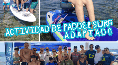 Impulsa Igualdad Murcia celebra una jornada de paddle surf adaptado llena de inclusión y diversión