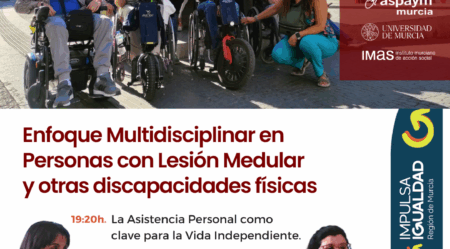 Impulsa Igualdad Murcia participa en las XXII Jornadas sobre Lesión Medular y Discapacidad Física